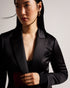 ANASTAY-Outerwear-Single Breasted Midi Length Coat- Ted Baker Romania